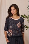 STASH WOVEN TEE - stash prin